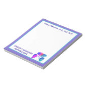 Farbenfrohe, Fun Custom SLP Notizblock! Notizblock (Rotiert)