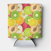 Farbenfrohe Fun Frucht Muster Dosenkühler (Vorderseite)