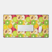 Farbenfrohe Fun Frucht Muster Schreibtischunterlage (Tastatur & Maus)