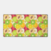 Farbenfrohe Fun Frucht Muster Schreibtischunterlage (Vorderseite)