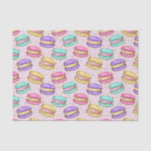 Farbenfrohe Fun Imitate Glitzer Macaron Cookies Mu Seidenpapier