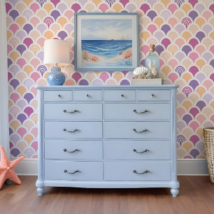 Farbenfrohe Fun Meerjungfrau Schuppen Regenbogenmu Tapete