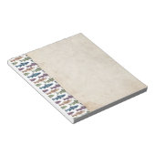 Farbenfrohe Fun Trout Fish Muster Notizblock (angewinkelt)