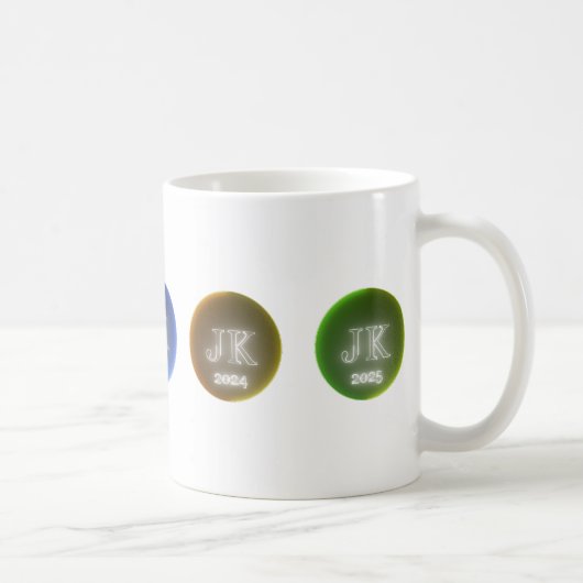 Farbenfrohe fünfjährige Tasse (Rechts)