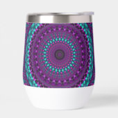 Farbenfrohe Funkelnd Jewel Tone Mandala (Links)