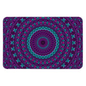 Farbenfrohe Funkelnd Jewel Tone Mandala Magnet (Horizontal)