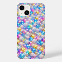 Farbenfrohe funkelnde Edelstein-Mosaik Luxus-Diama