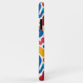 Farbenfrohe Funky Amorphe Formen Art Pattern Case-Mate iPhone Hülle (Hinten/Rechts)