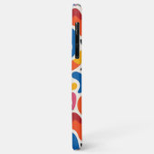 Farbenfrohe Funky Amorphe Formen Art Pattern Case-Mate iPhone Hülle (Hinten/Links)