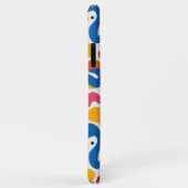 Farbenfrohe Funky Amorphe Formen Art Pattern Case-Mate iPhone Hülle (Hinten/Rechts)