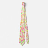 Farbenfrohe Funky Eclectic Sprinkle Mosaik Krawatte (Vorderseite)