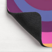 Farbenfrohe Funky Stripes Modernes geometrisches M Mousepad (Ecke)