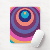 Farbenfrohe Funky Stripes Modernes geometrisches M Mousepad (Mit Mouse)