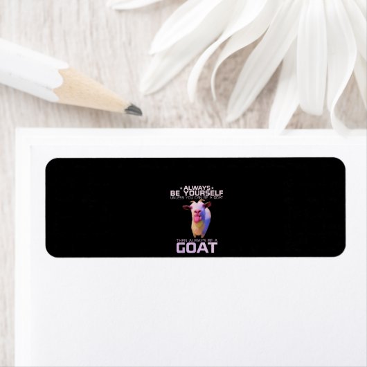 Farbenfrohe Funny Goat-Geschenk (Insitu)