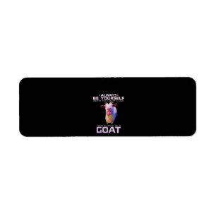 Farbenfrohe Funny Goat-Geschenk