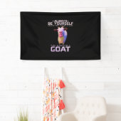 Farbenfrohe Funny Goat-Geschenk Banner (Insitu)