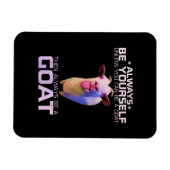 Farbenfrohe Funny Goat-Geschenk Magnet (Horizontal)