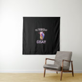 Farbenfrohe Funny Goat-Geschenk Wandteppich (Beispiel)