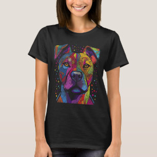 Farbenfrohe Funny Rainbow-Trikot-Pitbulletin T-Shirt