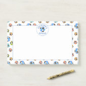 Farbenfrohe Fußball-Balls Kinderziele Hinweise Post-it Klebezettel (Auf Schreibtisch)