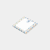 Farbenfrohe Fußball-Balls Kinderziele Hinweise Post-it Klebezettel (angewinkelt)