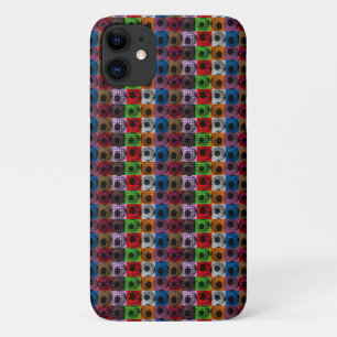 Farbenfrohe Fußball-Balls Pop Art Design, Case-Mate iPhone Hülle