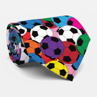 Farbenfrohe Fußball-Collage