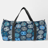Farbenfrohe Fußball-Muster Duffle Bag (Vorderseite)