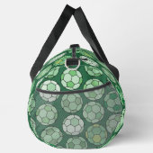 Farbenfrohe Fußball-Muster Duffle Bag (Rechts)