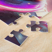 Farbenfrohe futuristische Sci-Fi Space Astronau Ka Puzzle (Seite)