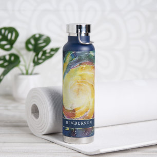 Farbenfrohe Galaxie Aussehen Wasserfarbe Kunst Per Trinkflasche