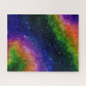 Farbenfrohe Galaxie Herausforderung Jigsaw Puzzle (Horizontal)
