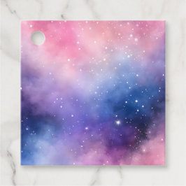 Farbenfrohe Galaxie Kunst-Geschenkartikel Geschenkanhänger