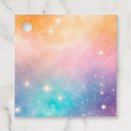Farbenfrohe Galaxie Kunst-Geschenkartikel Geschenkanhänger