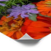 farbenfrohe Gänse Poster (Ecke)