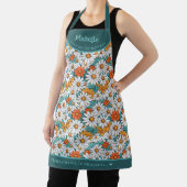 Farbenfrohe Gänseblümchen personalisiert Schürze (InSitu)