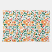 Farbenfrohe Garden Bouquet Muster Geschirrtuch (Horizontal)
