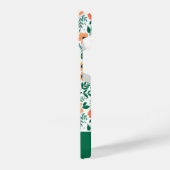 Farbenfrohe Garden Bouquet Muster iPhone Hülle (Linke Seite)