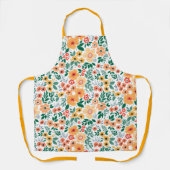Farbenfrohe Garden Bouquet Muster Schürze (Vorderseite)