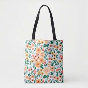 Farbenfrohe Garden Bouquet Muster Tasche