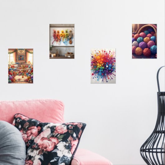 Farbenfrohe Gartenanlage Lugano Gestern und Heute Bilderwand Sets (Wohnzimmer)