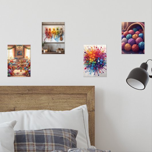 Farbenfrohe Gartenanlage Lugano Gestern und Heute Bilderwand Sets (Schlafzimmer)