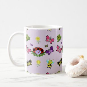 Farbenfrohe Gartenklassische Tasse
