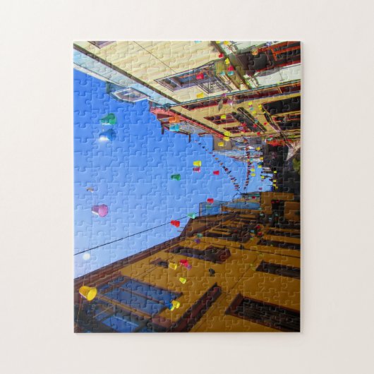 farbenfrohe Gasse Puzzle (Vertikal)