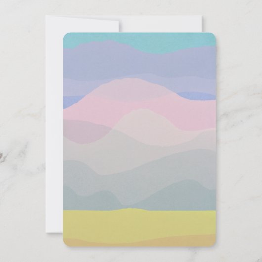 Farbenfrohe Gay Wedding Einladung mit Hats (Rückseite)