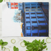 Farbenfrohe Gebäude Deutschland Küchentücher (Gefaltet)