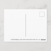 Farbenfrohe Gebäude entlang der Main Street Cobh, Postkarte (Rückseite)