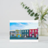 Farbenfrohe Gebäude in Benson Postkarte (Stehend Vorderseite)