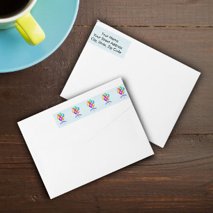 Farbenfrohe Geburtstags-Balloons Banner-Party