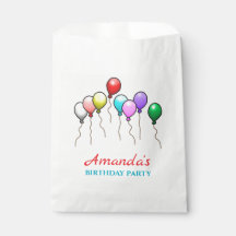 Farbenfrohe Geburtstagsballons